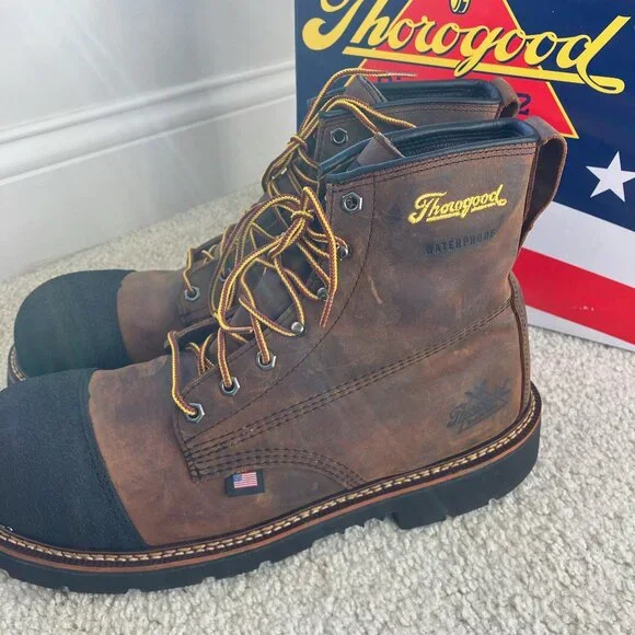 NWT Thorogood Hammerhead Series 6 Waterproof Safety Boots Size 11.5